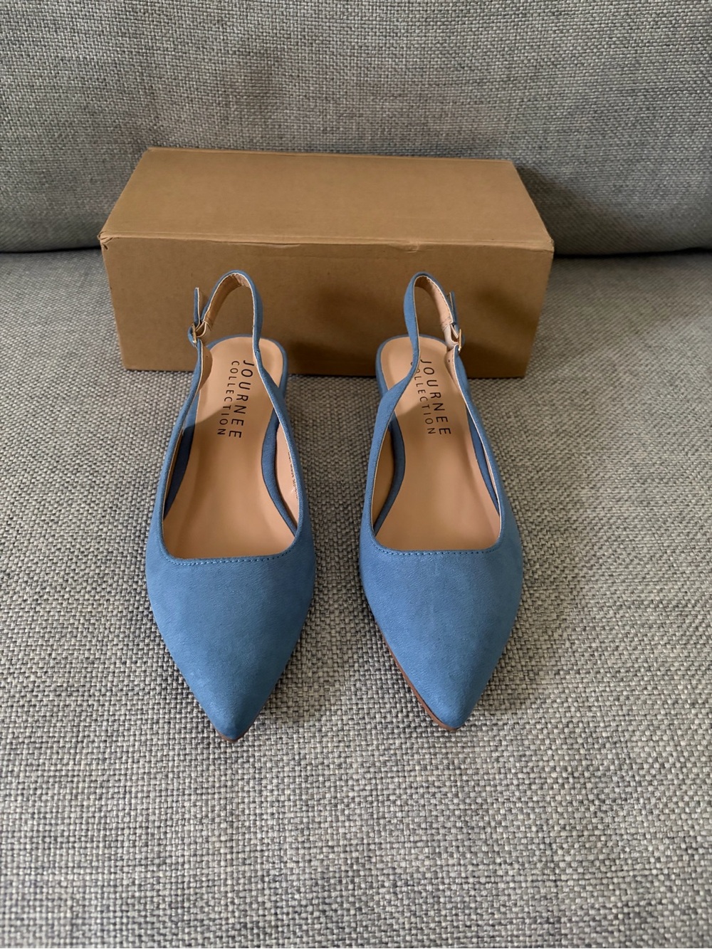 Journee Sylvia Pump, Size 6, Blue